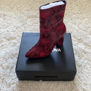 Midnight Lover Boot- Red snake